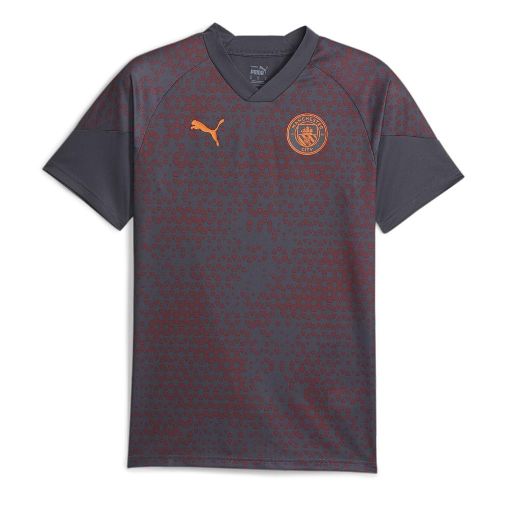 Manchester City FC Maillot de foot Gris/Rouge Homme Puma Training Jersey pas cher