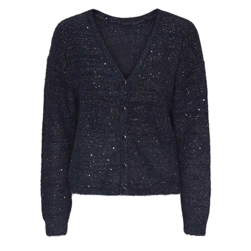 Gilet Marine Femme Pieces Nilja pas cher