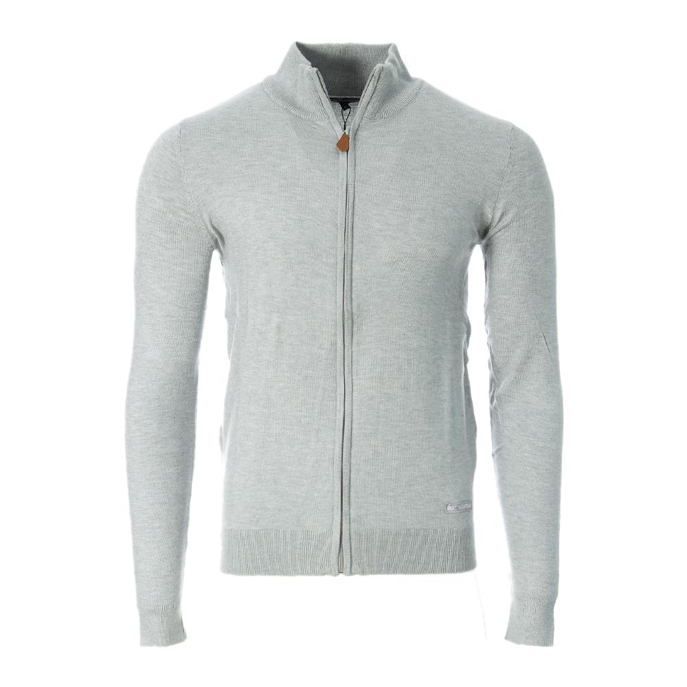 Pull Zippé Gris Homme Best Mountain 05-BEI pas cher