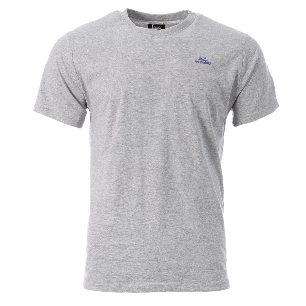 T-shirt Gris Homme No Publik Brand pas cher