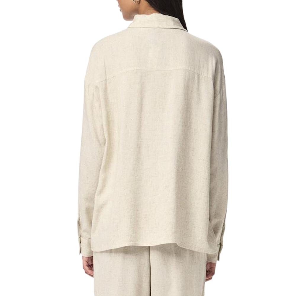 Chemise Beige Femme Pieces Pia vue 2