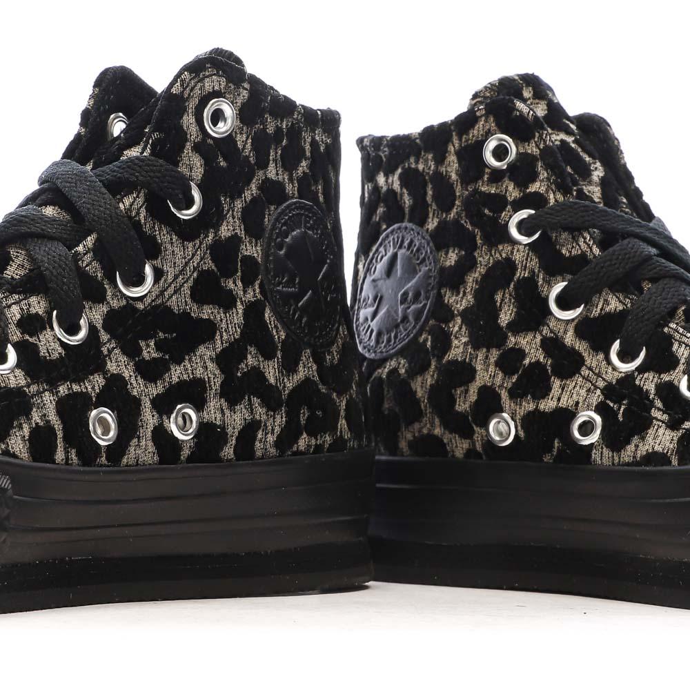 Baskets Noires à Motifs Fille Converse Chuck Taylor All Star Eva Lift vue 7