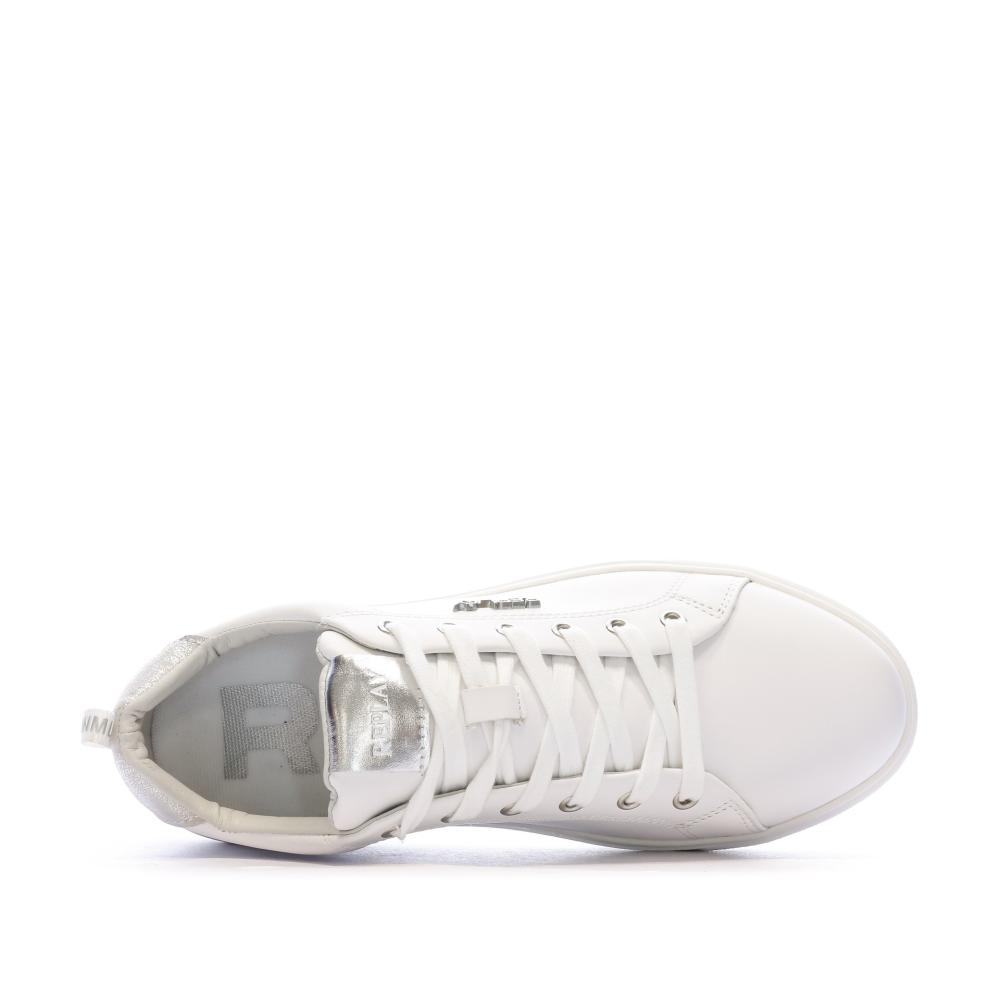 Baskets Blanches Femme Replay Fusion Shiny vue 5