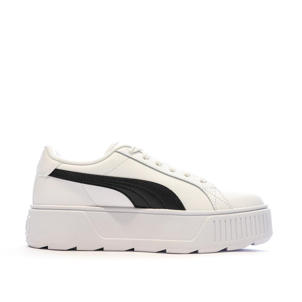 Baskets Blanc/Noir Femme Puma Karmen L vue 2