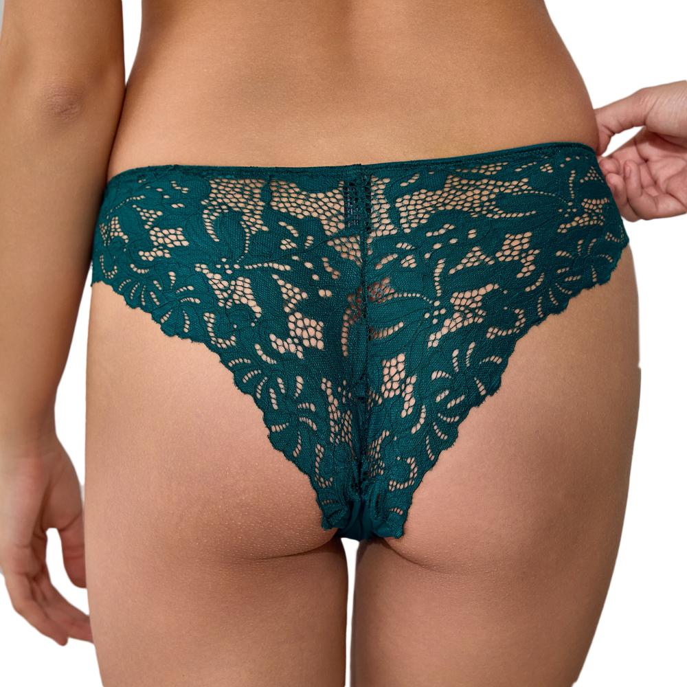 Tanga Vert Foncé Femme Les Petites Bombes Emilie vue 2