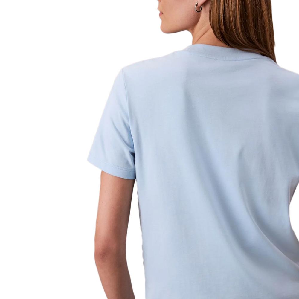 T-Shirt Bleu Femme Calvin Klein Jeans LV047C912G vue 2