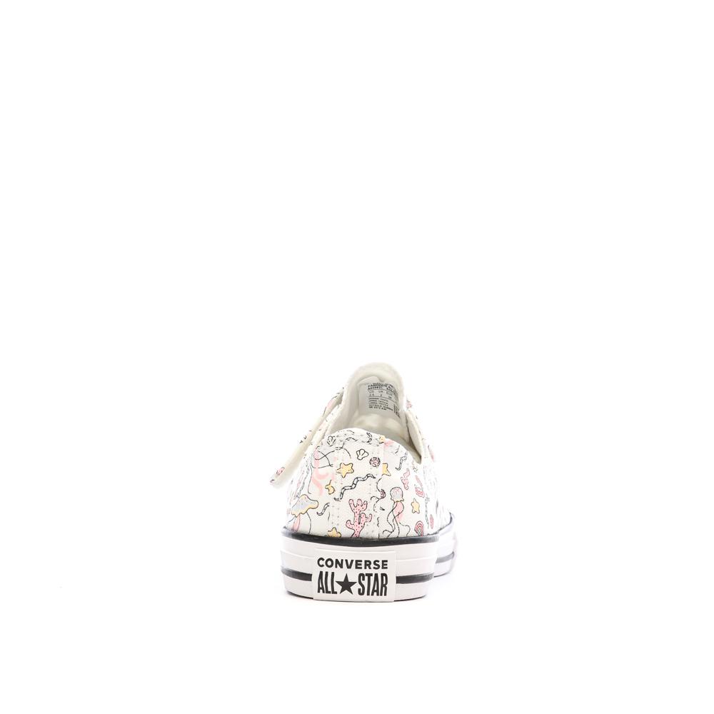 Baskets Blanches Fille Converse Chuck Taylor All Star vue 3