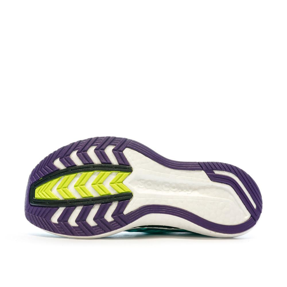 Chaussures de Running Turquoise/Jaune Femme SauconyEndorphin Pro 2 vue 5