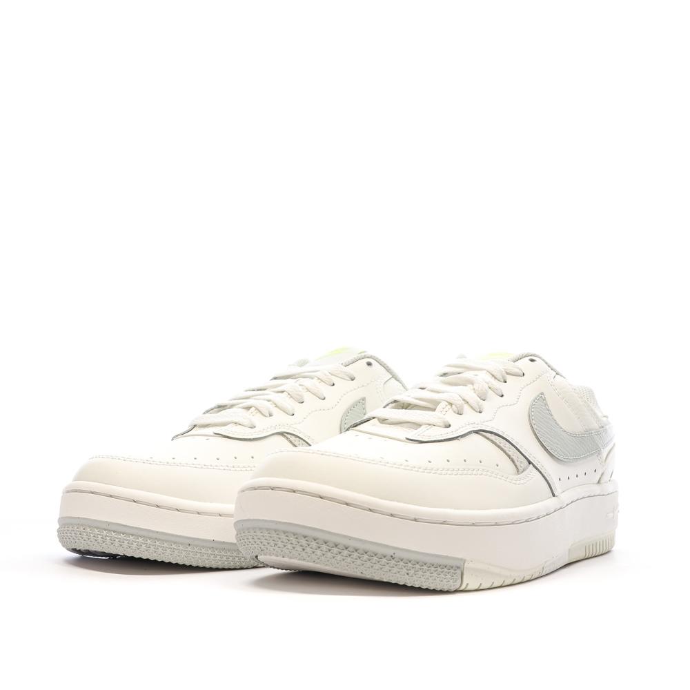 Baskets Blanches/Bleu Femme Nike Gamma vue 6
