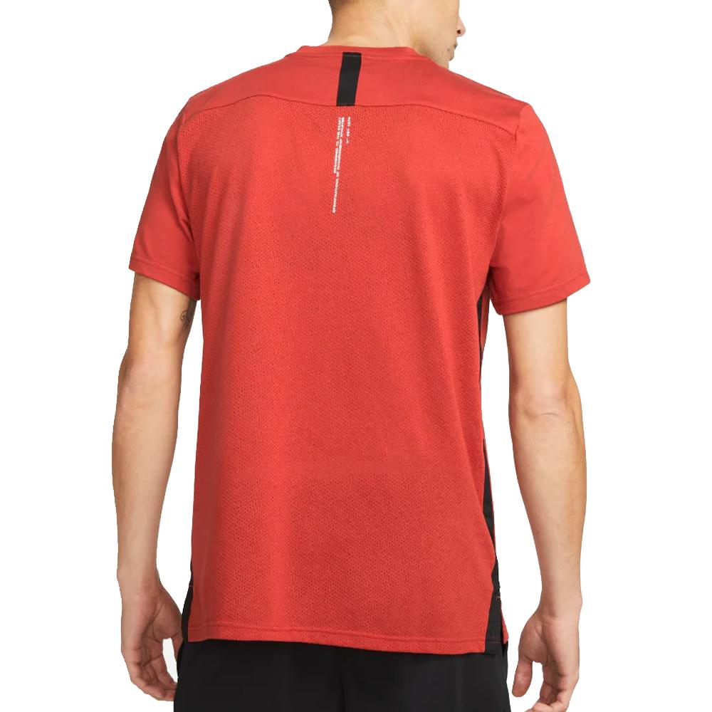 T-shirt Rouge Homme Nike Dry vue 2