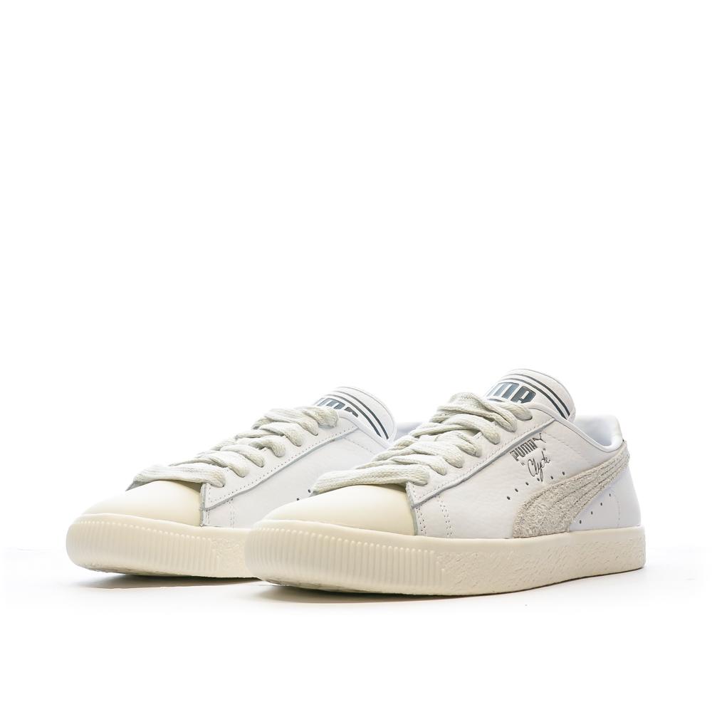 Baskets Blanc/Gris Homme Puma Clyde Q3 Rhuigi vue 6