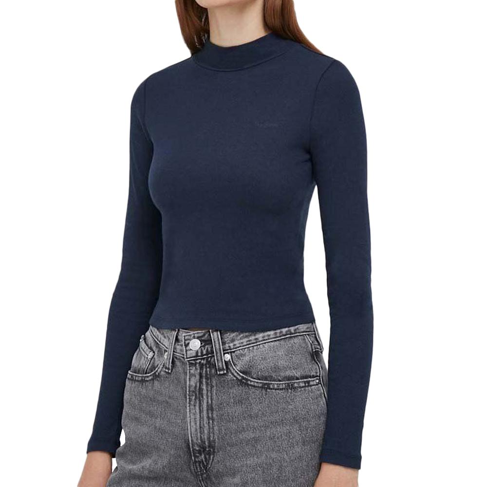 T-shirt Manches Longues Marine Femme Pepe jeans Winona Perkins pas cher
