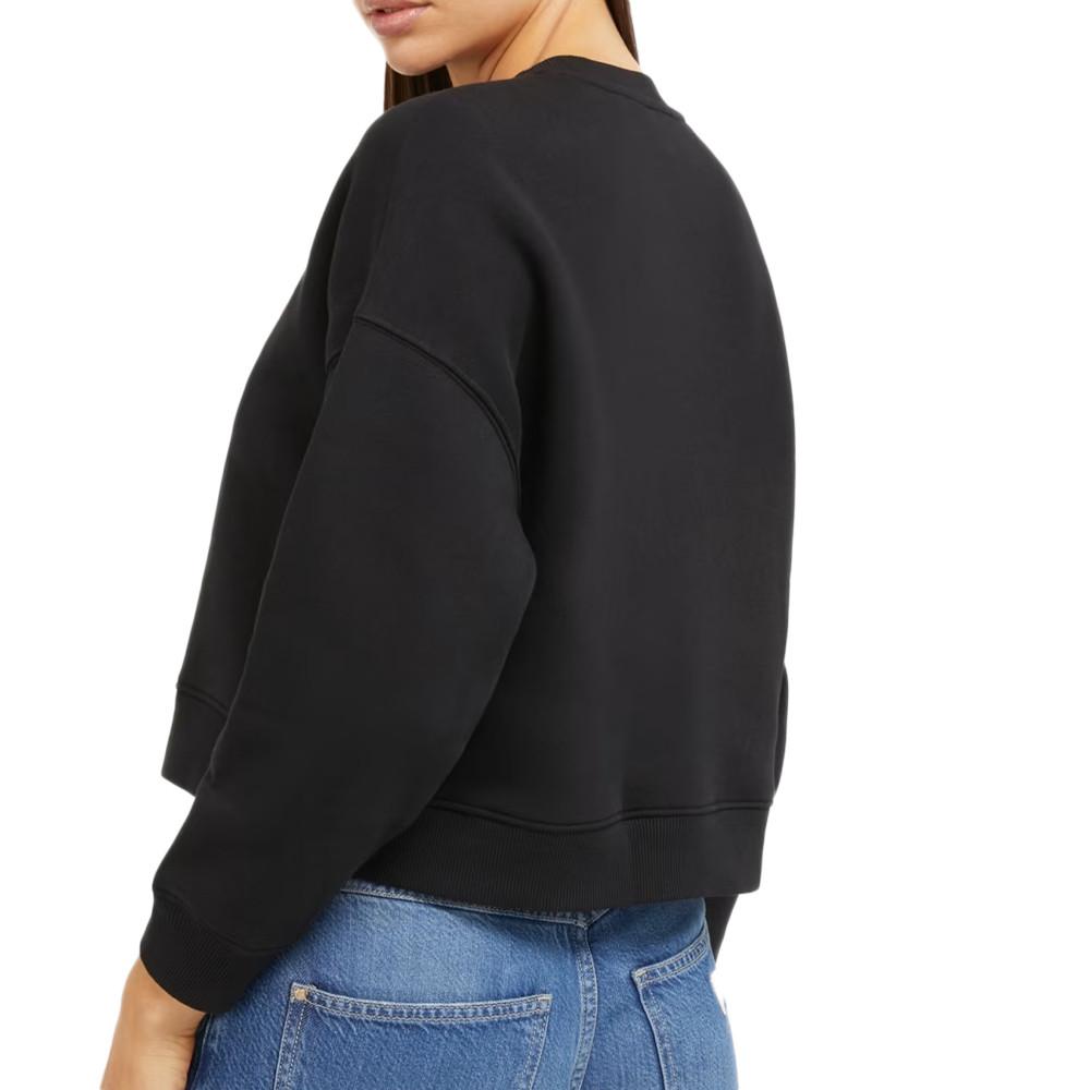 Sweat Noir Femme Guess Lurex Triangle vue 2
