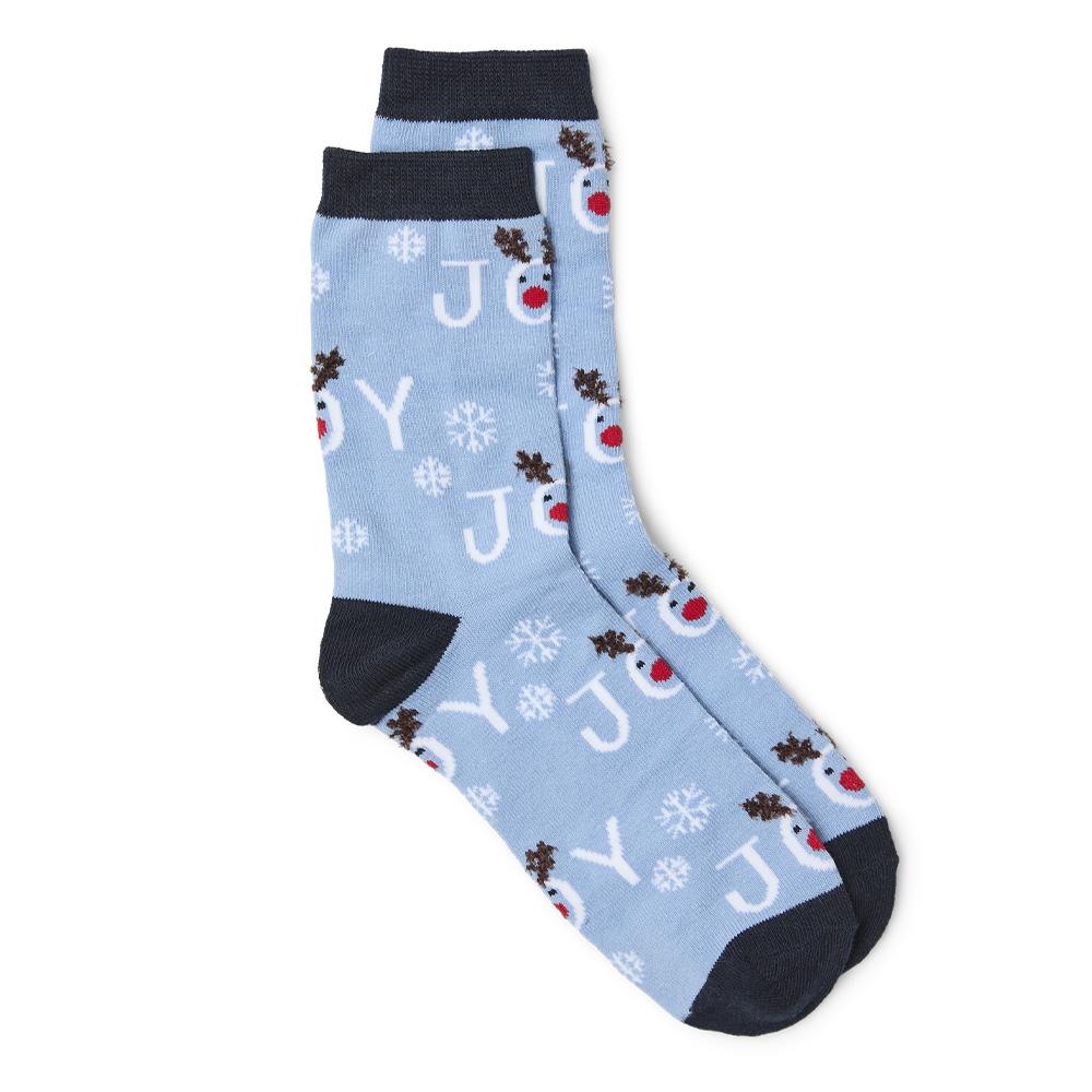 Chaussettes Bleu Femme Vero Moda Flocons pas cher