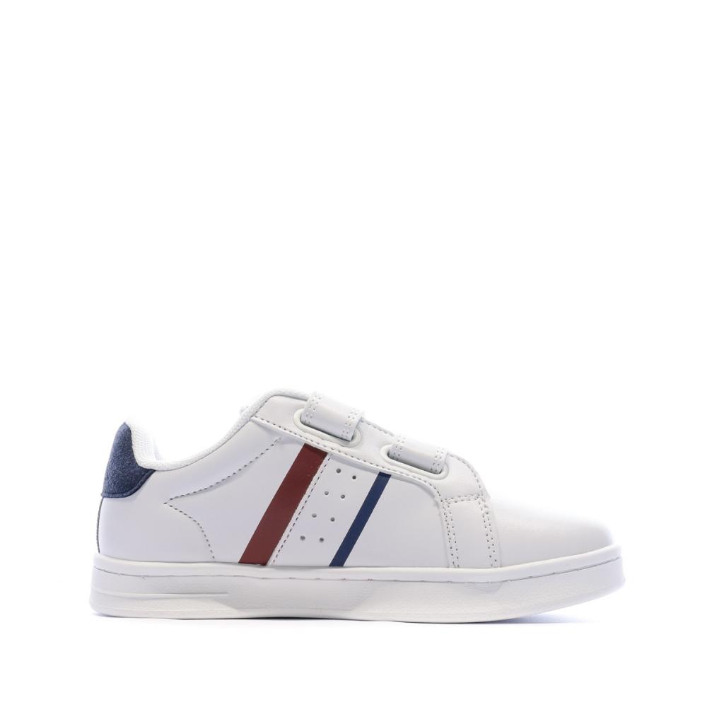 Baskets blanches enfant Kappa Logo Alpha 2V vue 2