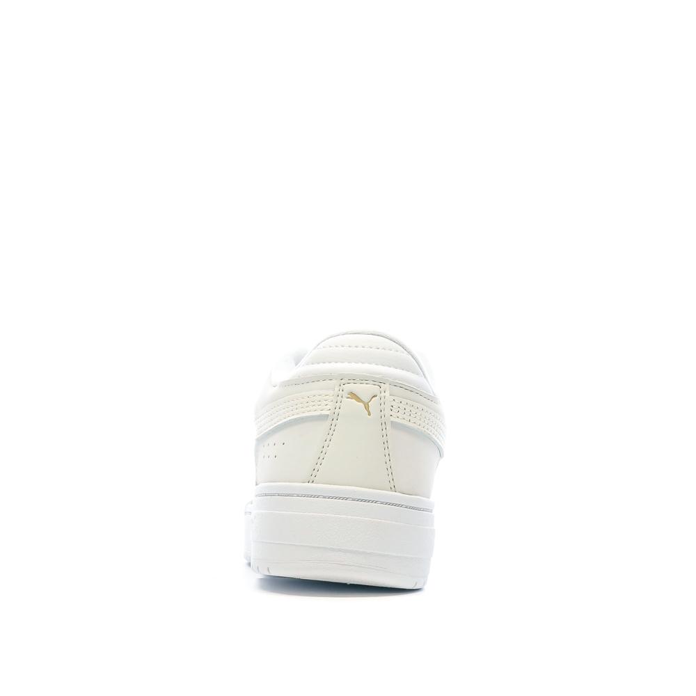 Baskets Blanc/Beige Femme PUMA Pro Sport vue 3