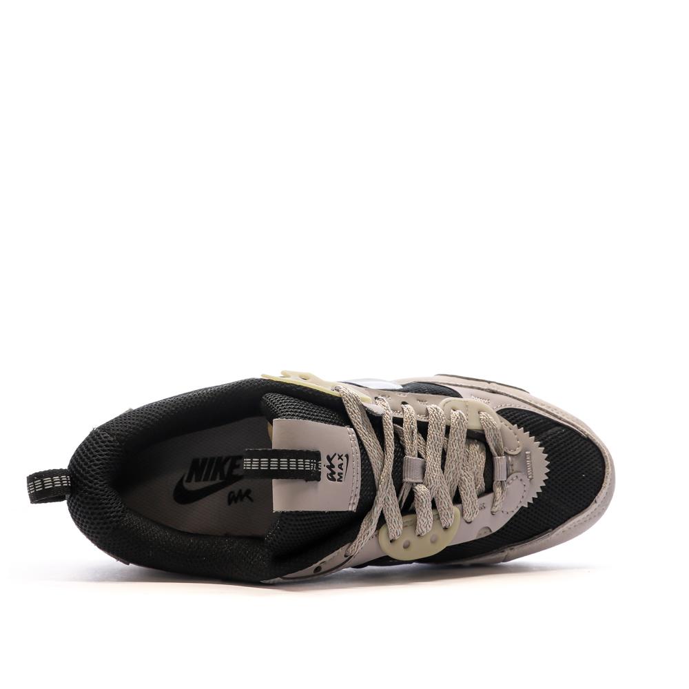 Baskets Grises/Noires Femme Nike Air Max 90 vue 4