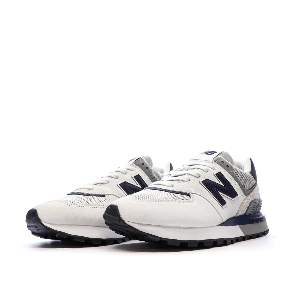 Baskets Marine/Gris Homme New Balance 574 vue 6