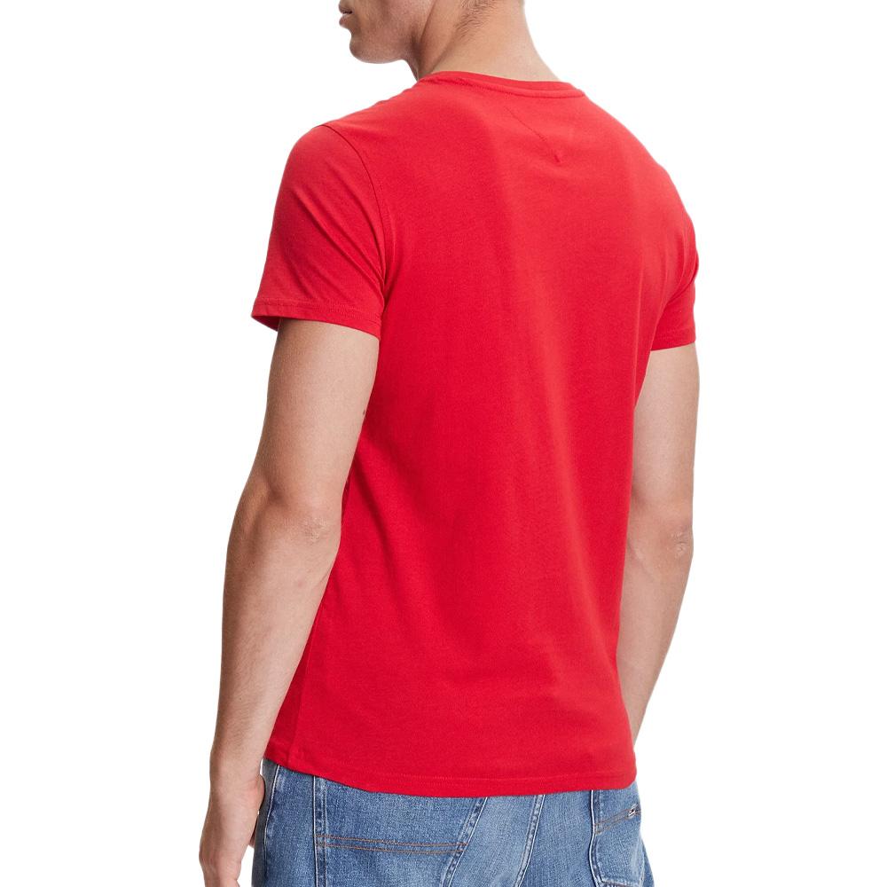 T-shirt Rouge Homme Tommy Hilfiger Tjm Xslim vue 3