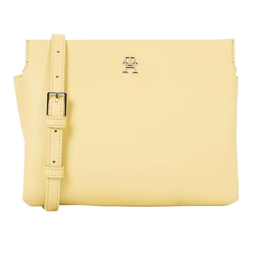 Sac à Bandoulière Jaune Femme Tommy Hilfiger Th Legacy Mini Cross pas cher