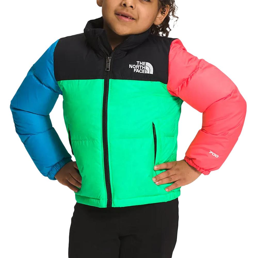 Doudoune Vert Bleu Rose Garcon The North face 96 Nuptse Espace des marques