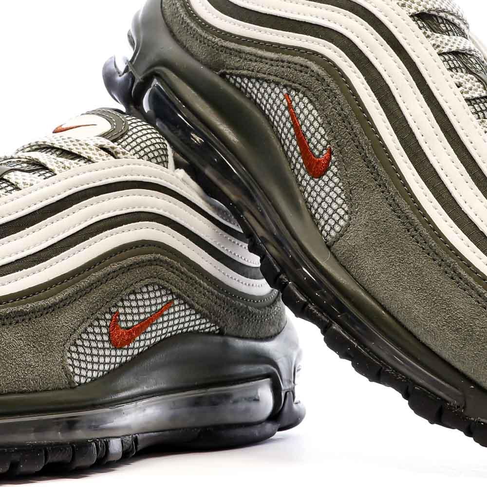 Baskets Grise/Blanc Homme Nike Air Max 97 vue 7