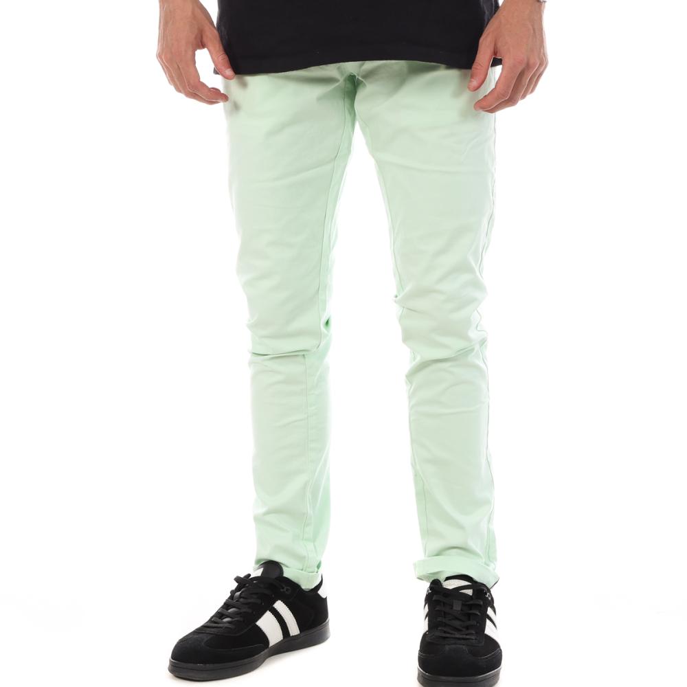 Chino Vert Clair Homme La Maison Blaggio Tenali pas cher