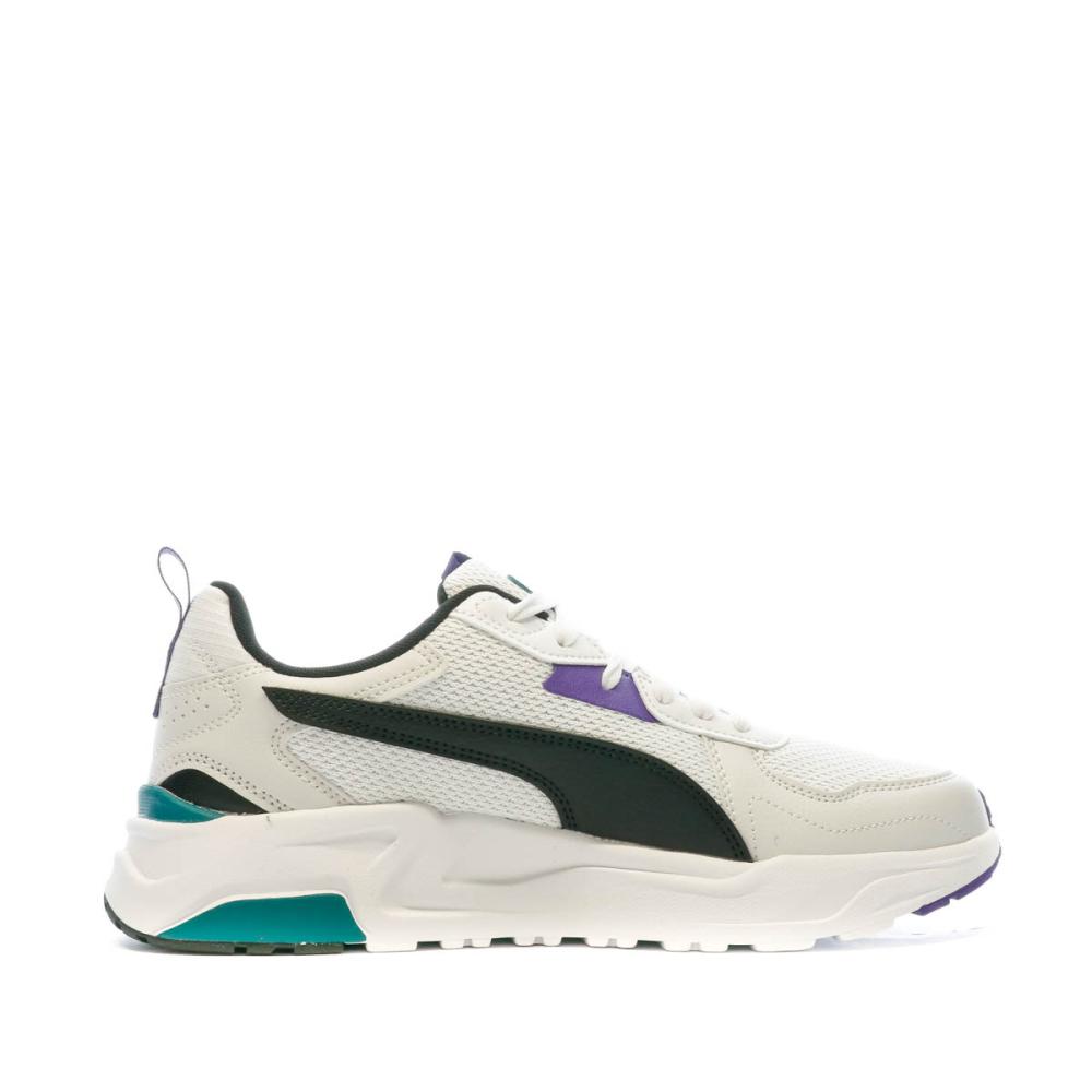 Baskets Blanches/Violettes Homme Puma Trinity Lite vue 2