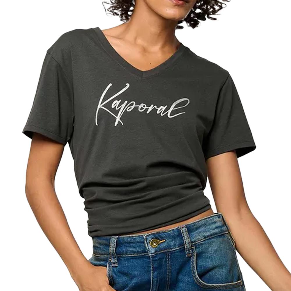 T-shirt Gris Femme Kaporal SIGNE pas cher