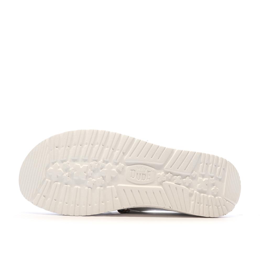 Chaussures Blanches Femme Hey Dude Wendy Washed vue 6