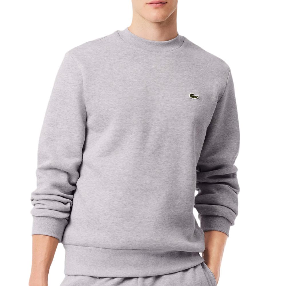 Sweat Gris Homme Lacoste SH9608CCA pas cher