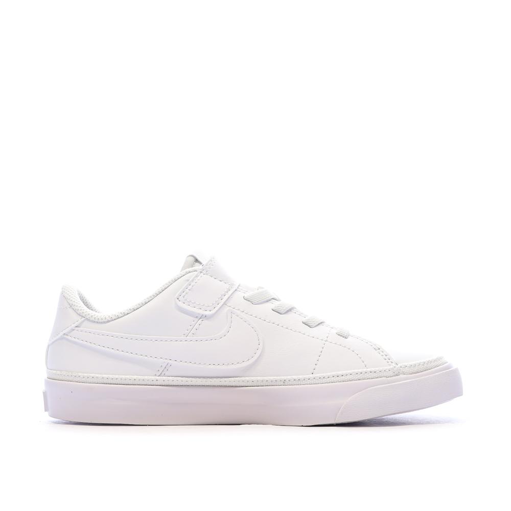 Baskets Blanches Fille Nike Court Legacy vue 2