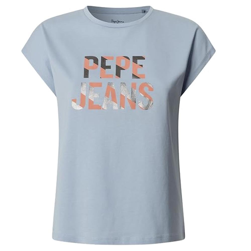 Women’s Blue T-shirt – Pepe Jeans Catalina Cloudy affordable