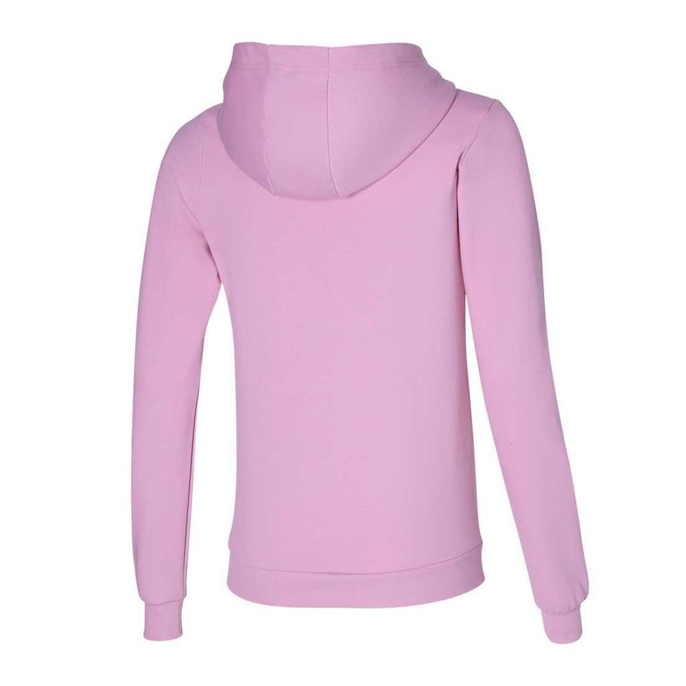 Sweat à Capuche Mauve Femme Mizuno Athletic Hoody vue 2