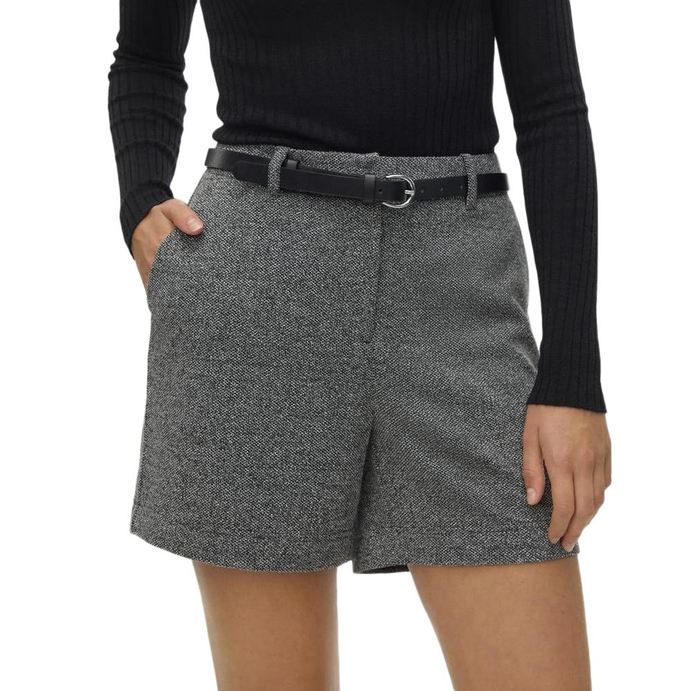 Short Gris/Noir Femme Vero Moda Karly pas cher