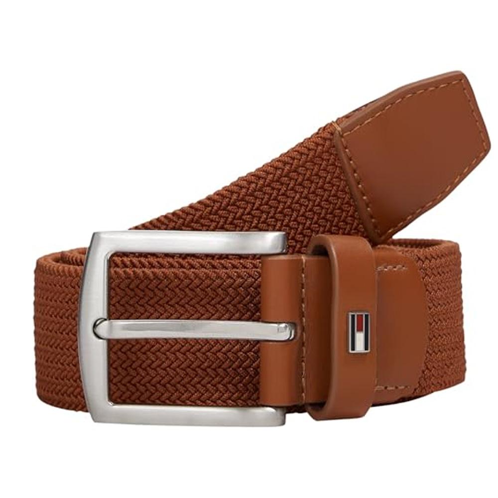 Ceinture Marron Homme Tommy Hilfiger Denton Elastic pas cher