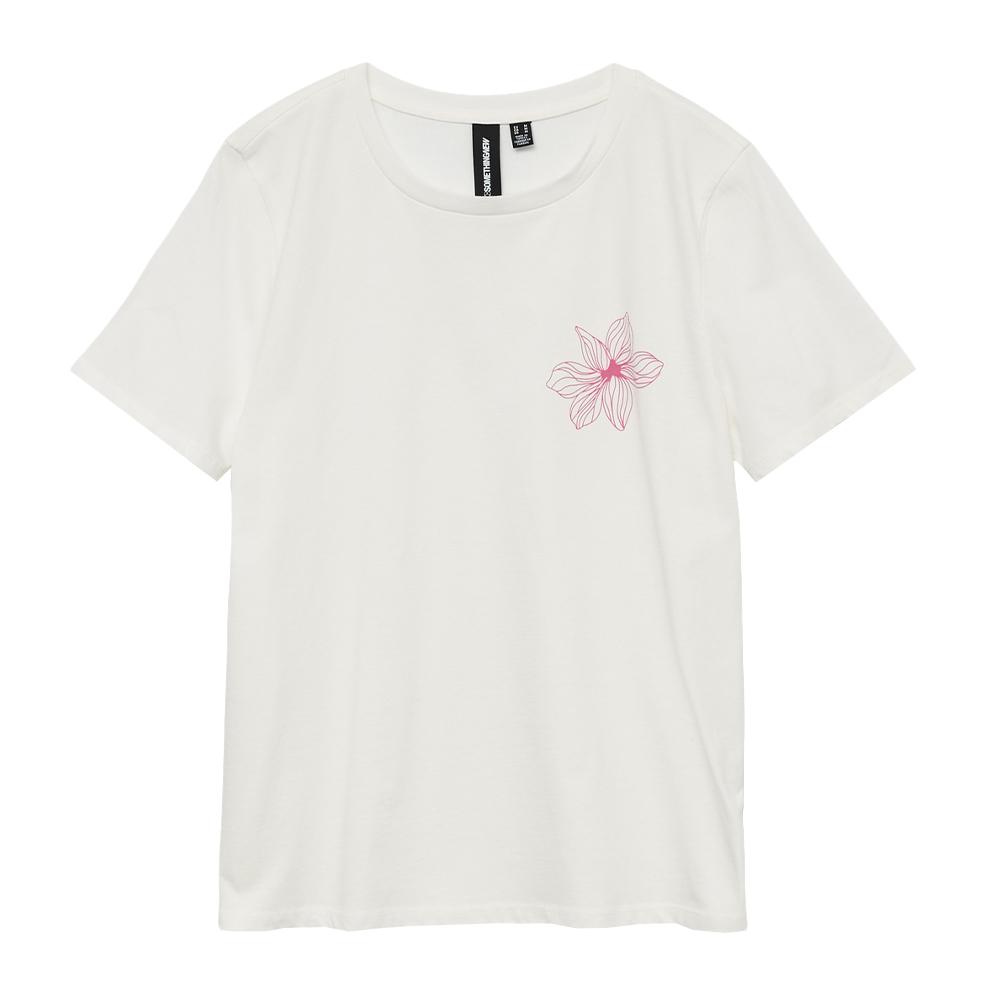 T-shirt Blanc Femme Vero Moda Julia pas cher