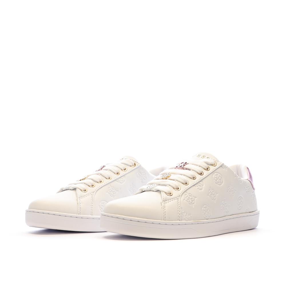 Baskets Blanches Femme Guess Rosenna vue 6