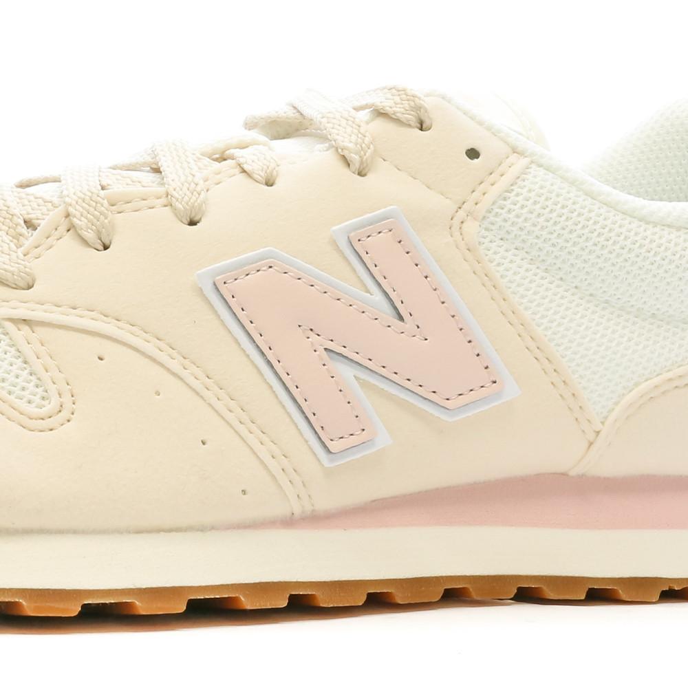 Basket Beige Femme New Balance 500 vue 7
