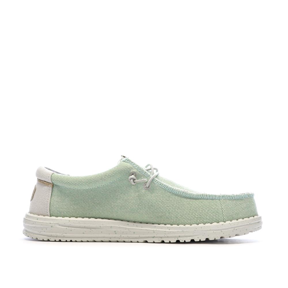 Chaussures Vert/Blanc Homme Hey Dude Stone vue 2