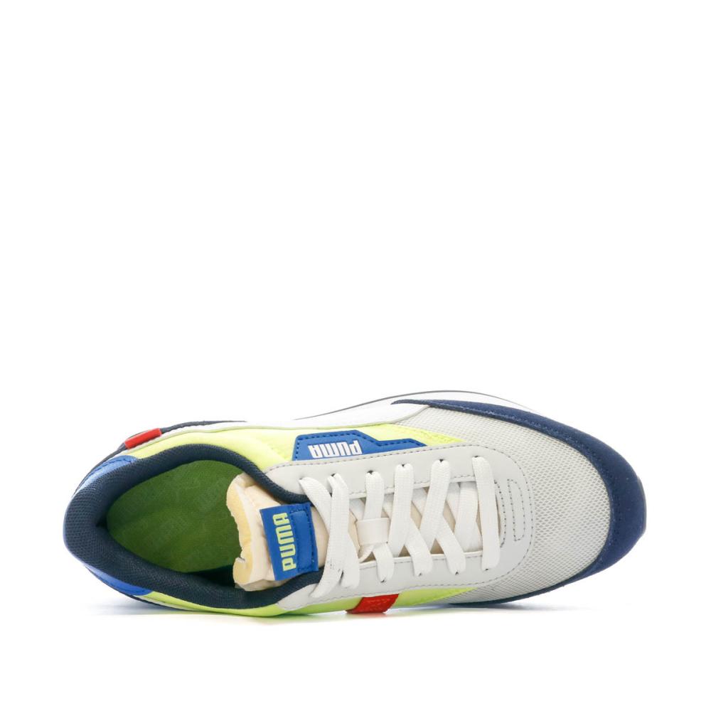 Baskets Blanches/Noires Enfant Puma Future Rider vue 4