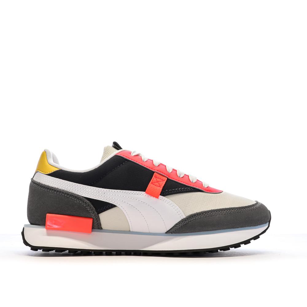 Baskets Rose/Gris Garçon/Homme Puma Future Rider New Core vue 2