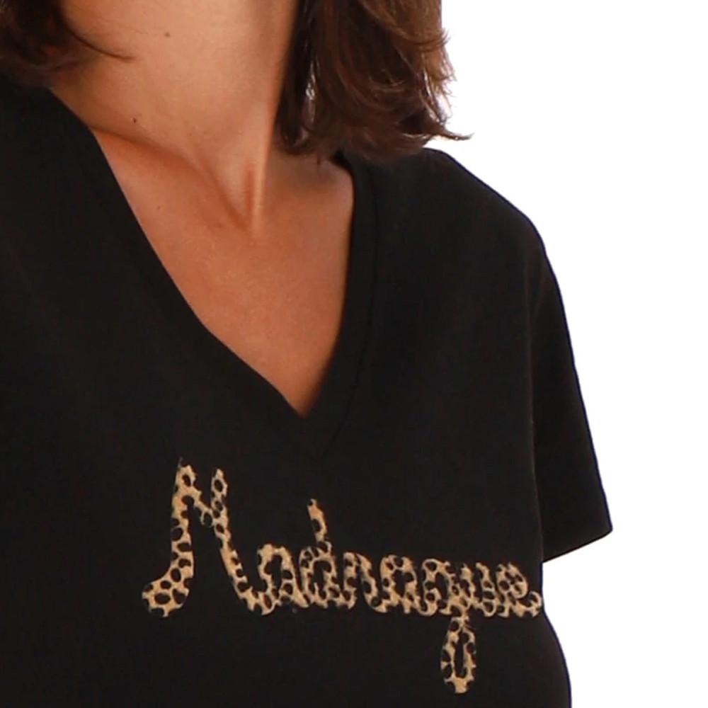T-shirt Noir Femme Les Tropéziennes Fanfre vue 2