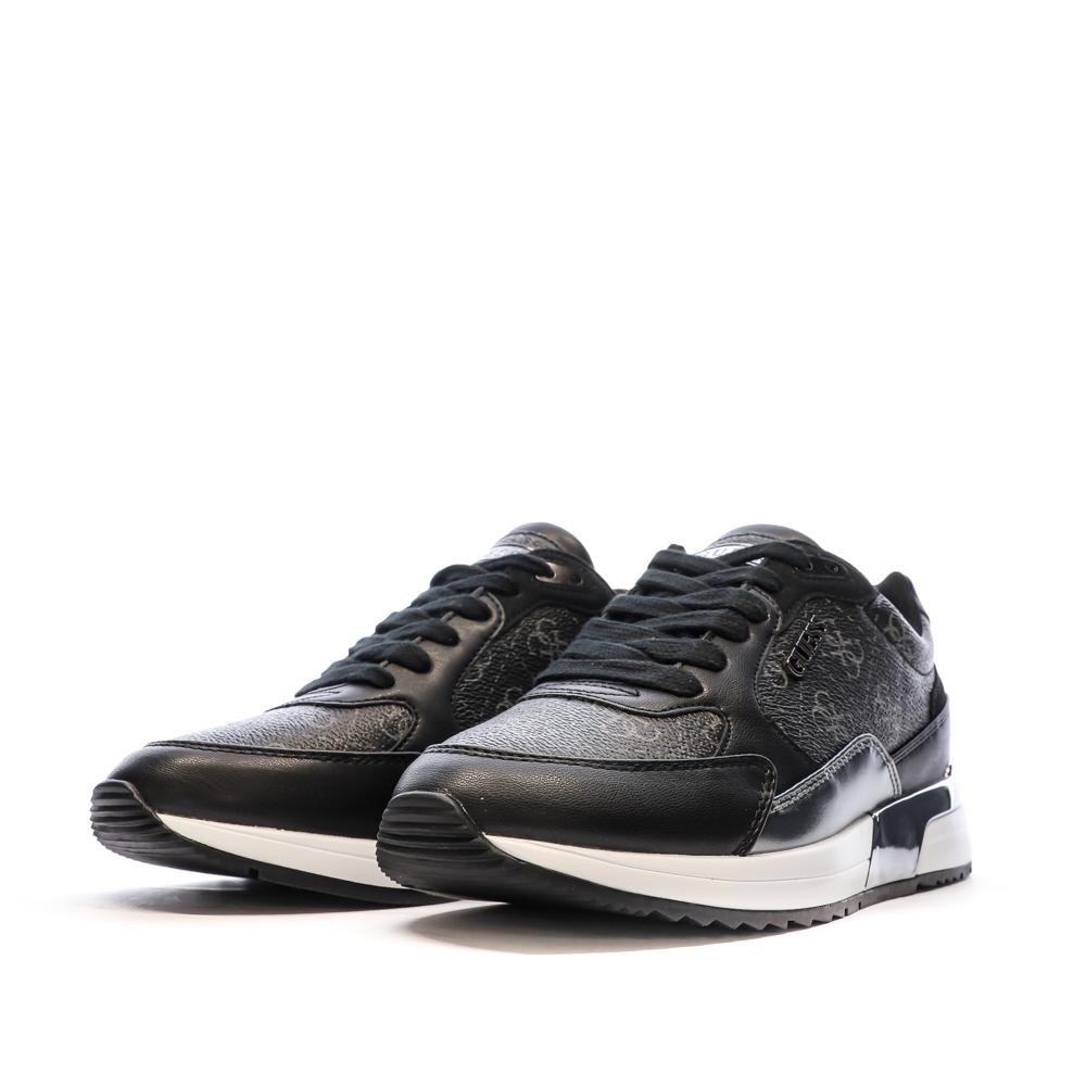 Baskets Noires Femme Guess Moxea12 vue 6