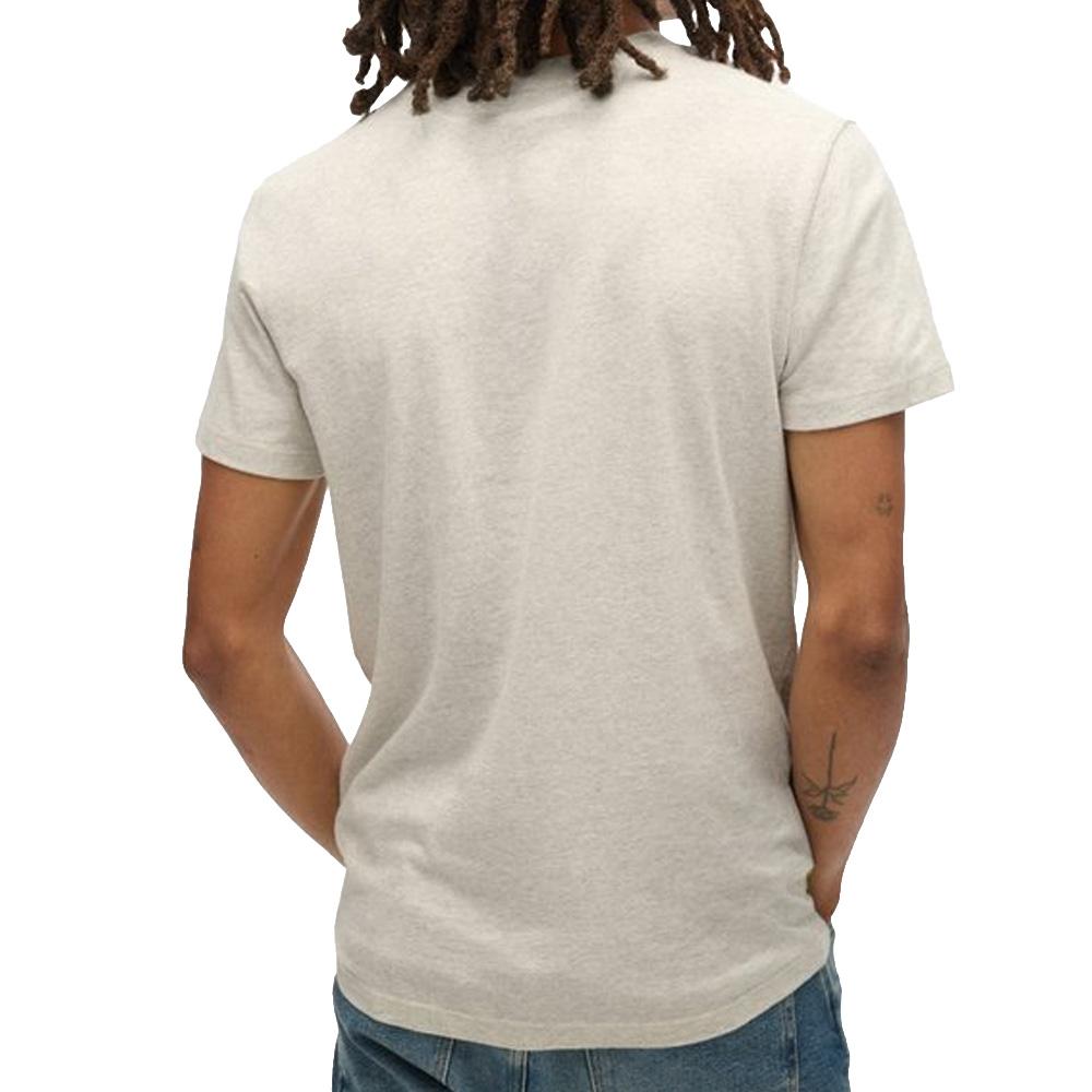 T-shirt Gris Chiné Homme Superdry Vintage Logo vue 2