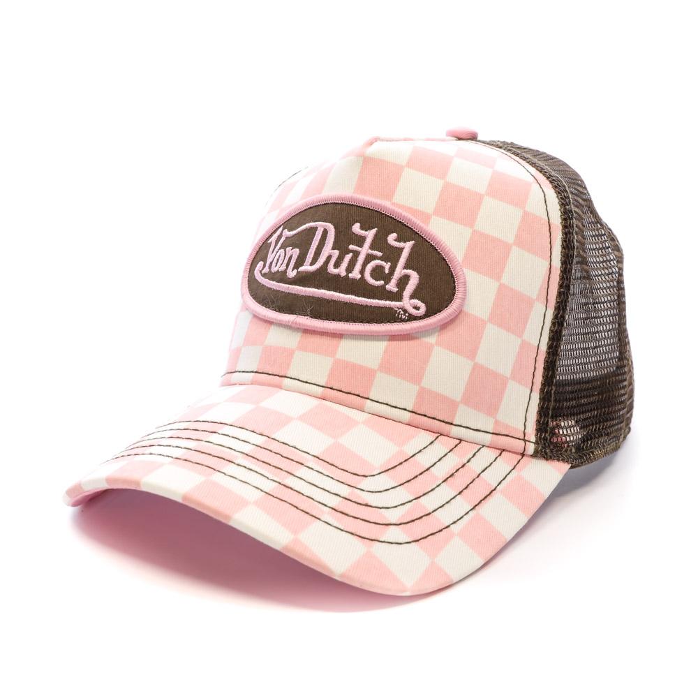 Casquette Rose/Noire Homme Von Dutch 880560 pas cher