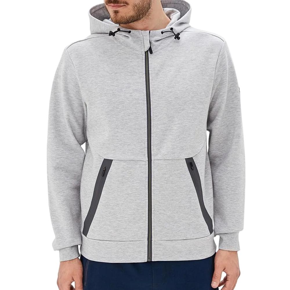 Sweat zippé gris chiné Homme Hacket Aston Martin pas cher