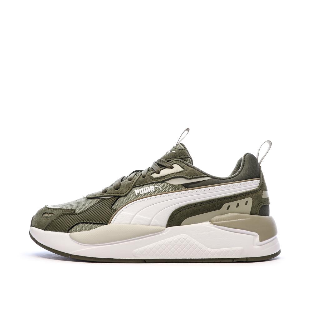 Baskets Blanches/Kaki Femme Puma X-ray 3 S pas cher