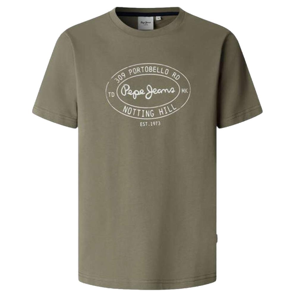 Khaki Men's T-Shirt Pepe jeans Originals affordable