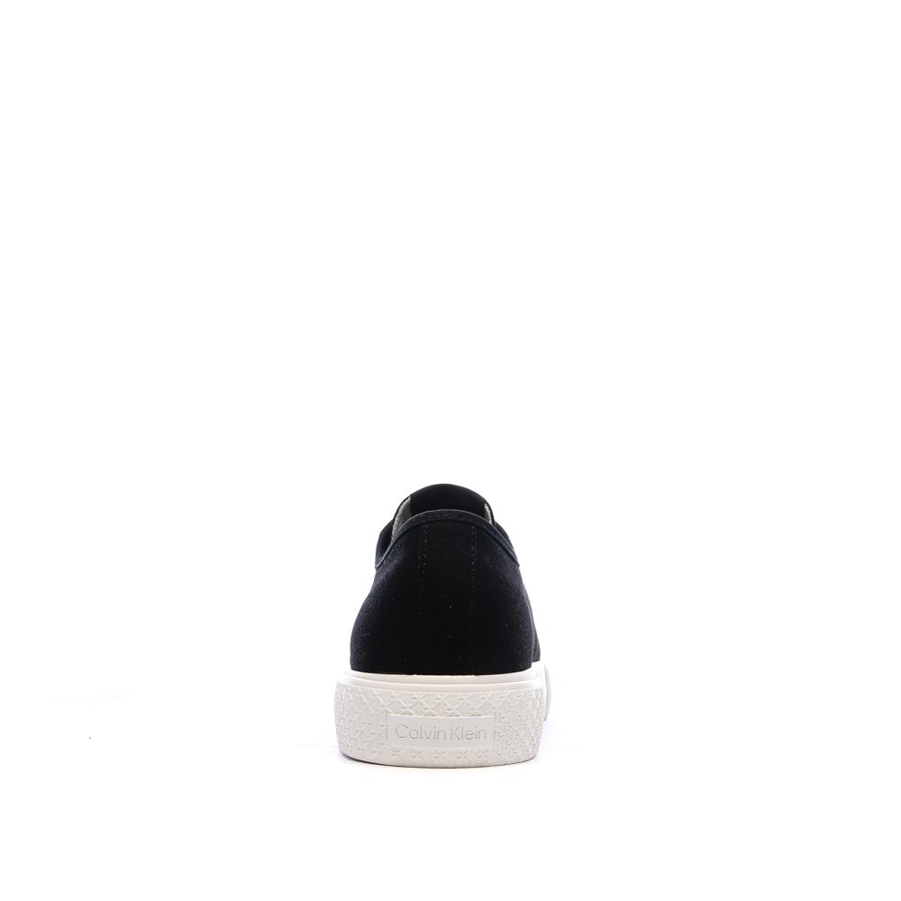 Baskets Noires Femme Calvin Klein Jeans Vulc Laceup vue 3